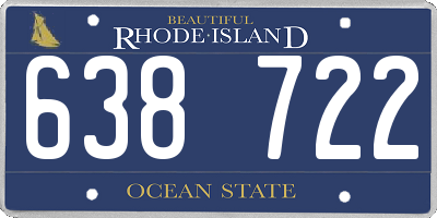 RI license plate 638722