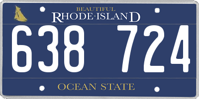 RI license plate 638724