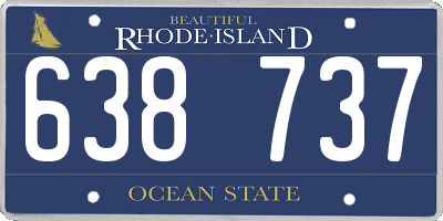 RI license plate 638737
