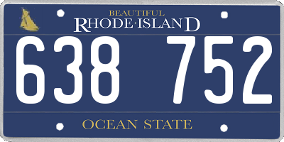 RI license plate 638752