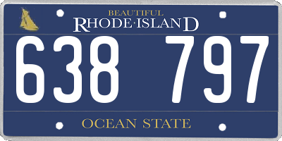 RI license plate 638797