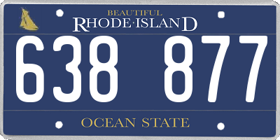 RI license plate 638877