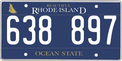RI license plate 638897
