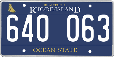 RI license plate 640063