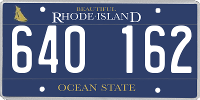 RI license plate 640162
