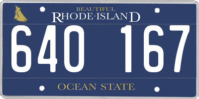 RI license plate 640167