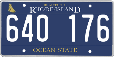 RI license plate 640176