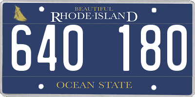 RI license plate 640180