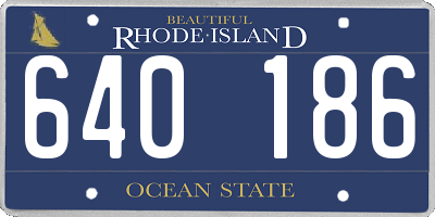 RI license plate 640186