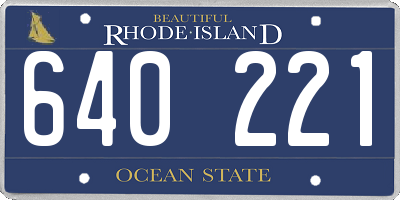 RI license plate 640221