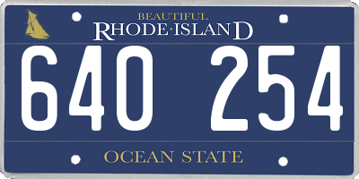 RI license plate 640254