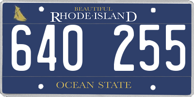 RI license plate 640255