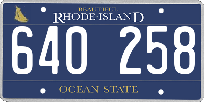 RI license plate 640258
