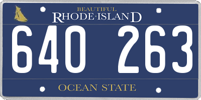 RI license plate 640263