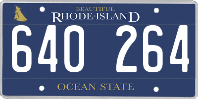 RI license plate 640264
