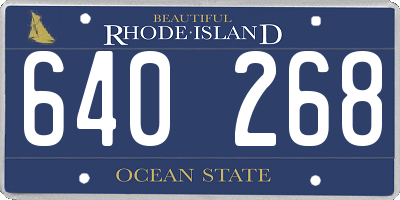 RI license plate 640268