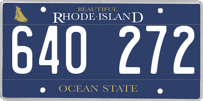 RI license plate 640272