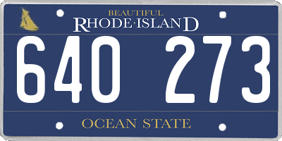 RI license plate 640273