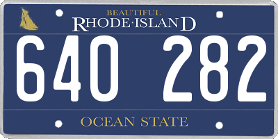 RI license plate 640282