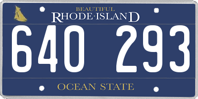 RI license plate 640293