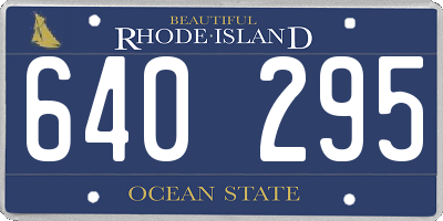 RI license plate 640295