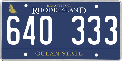 RI license plate 640333