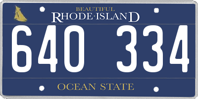 RI license plate 640334