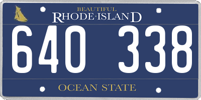 RI license plate 640338