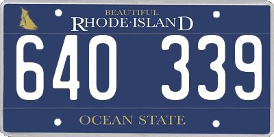 RI license plate 640339