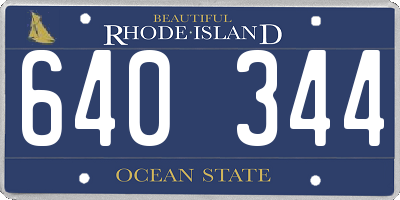 RI license plate 640344