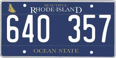 RI license plate 640357