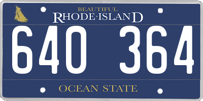 RI license plate 640364