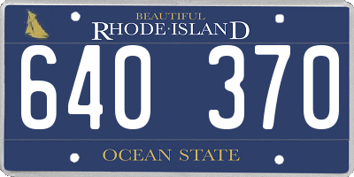 RI license plate 640370