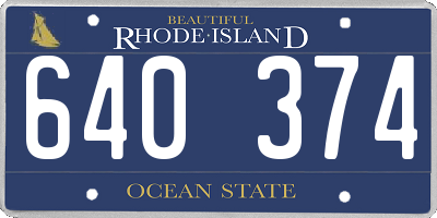 RI license plate 640374