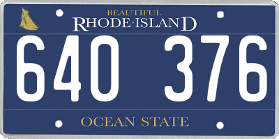 RI license plate 640376