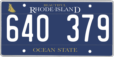 RI license plate 640379