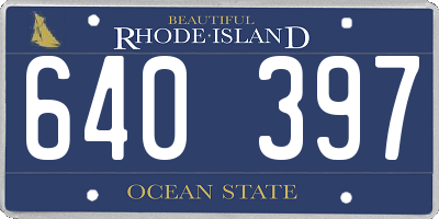 RI license plate 640397