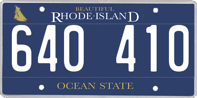 RI license plate 640410