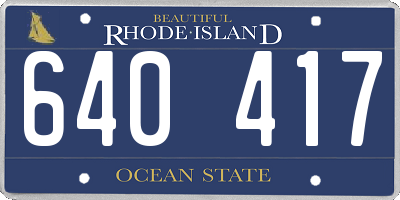 RI license plate 640417