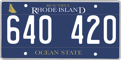 RI license plate 640420