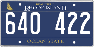 RI license plate 640422