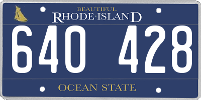 RI license plate 640428