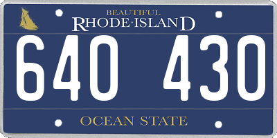 RI license plate 640430