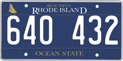 RI license plate 640432