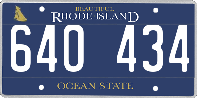RI license plate 640434
