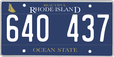 RI license plate 640437