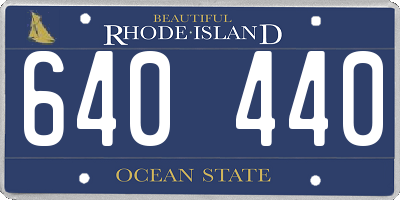 RI license plate 640440