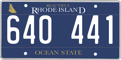 RI license plate 640441