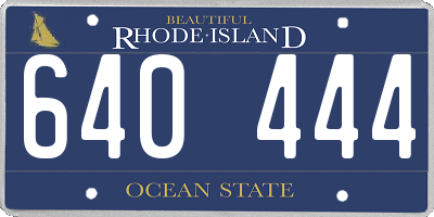 RI license plate 640444