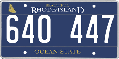 RI license plate 640447